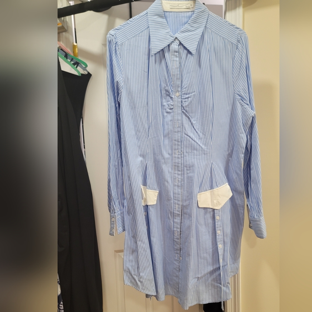 Blue Striped Men's Shirt